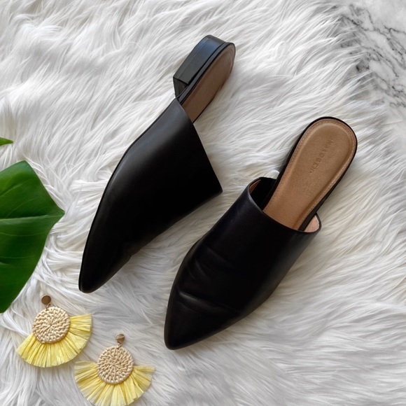 Halogen Shoes - Halogen Black Mules pointy toe 11